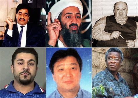 most wanted fugitives in the world